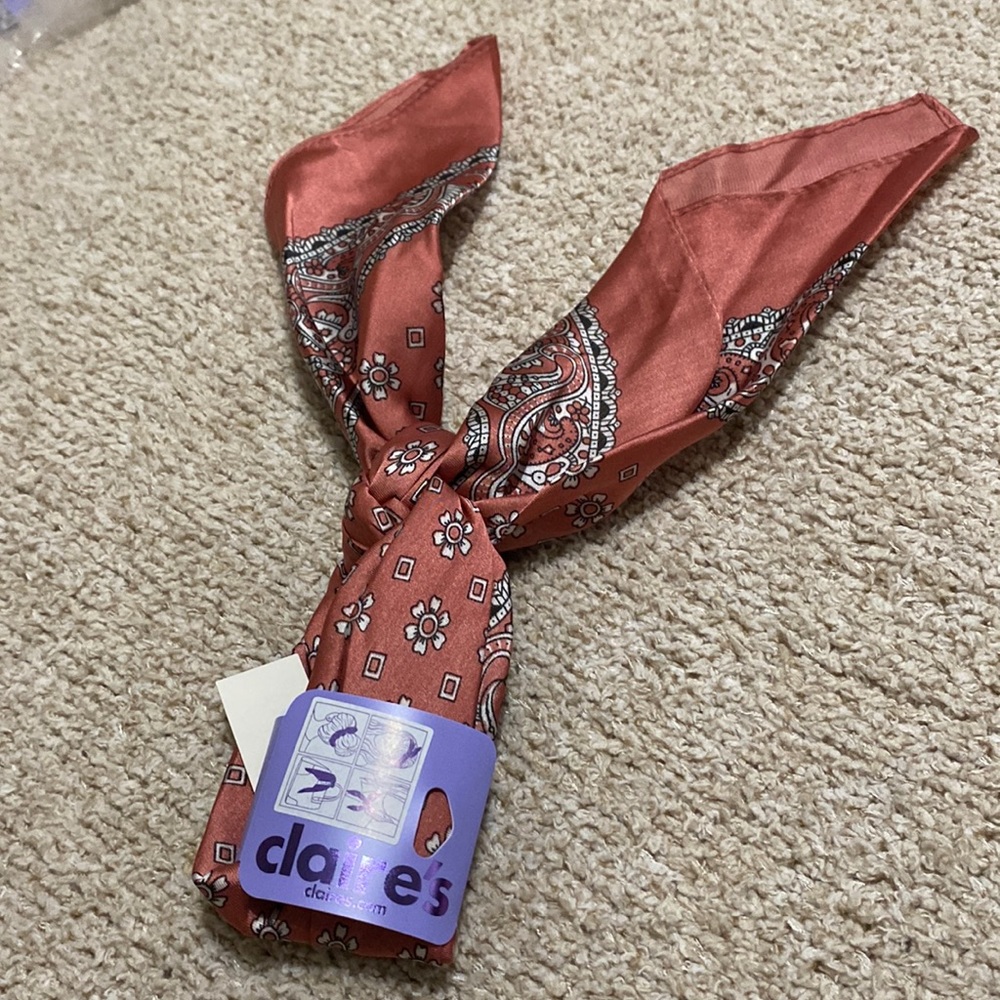 Women’s/Girls Hair scarf, Claire’s, Pink